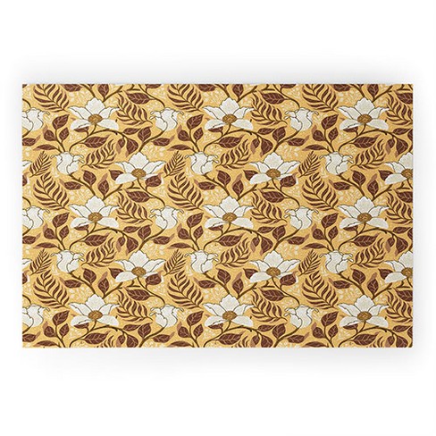 Avenie Spring Garden Collection V Welcome Mat - Society6 - image 1 of 2