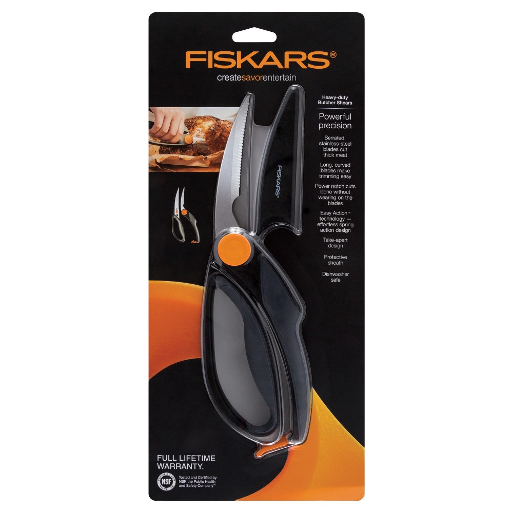 UPC 660736100117 product image for Kitchen Shears Fiskars, Black | upcitemdb.com