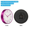 Unique Bargains Modern Silent Non Ticking Battery Operated Round Wall Clock 8 Inch - 4 of 4