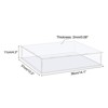 Unique Bargains Acrylic Self-Assembly Dustproof Collectibles Display Cases - 2 of 3