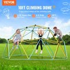 Whisen Kids 10FT Climbing Dome, UV/Rust-Resistant Steel, with Climbing Grip, Gift for Kids - Yellow & Blue - 2 of 4