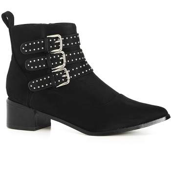 Women's WIDE FIT Bexley Ankle Boot - black | CITY CHIC