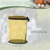 Unique Bargains Nylon Mesh Drawstring Golf Ball Storage Bag - 2 of 4