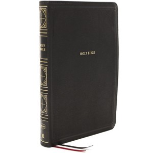 Nkjv, Thinline Bible, Giant Print, Leathersoft, Black, Thumb Indexed, Red Letter Edition, Comfort Print - Large Print by  Thomas Nelson - 1 of 1