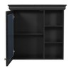 NicBex Wall Mounted Bathroom Storage Cabinet,30'' x28'' Medicine Cabinet with Mirror and 3 Shelves for Bathroom - 4 of 4