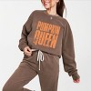 Simply Sage Market Pumpkin Queen Distressed Lightweight Garment Dyed Sweatshirt - 2 of 4