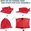 Pop-Up Ice Fishing Tent Insulated Windproof And Warm Available In Multiple Sizes For 4 To 6 People - 2 of 4