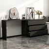 FUFU&GAGA Rotating Dresser and Desk 6 Drawer Dresser Makeup Vanity - 3 of 4