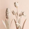 Distressed Ivory Floral Stem Sculpture (Set of 3) - 3 of 3