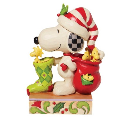 Jim Shore 6.5 Inch Gifts Of Friendship[ Snoopy Woodstock Figurines