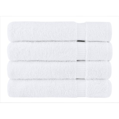 4pc Villa Bath Towel Set White - Royal Turkish Towel