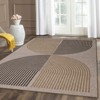 Lahome Modern Rainbow Jute Washable Outdoor Area Rug-Soft, Durable Carpet for Patio, Garden, or Balcony - 2 of 4