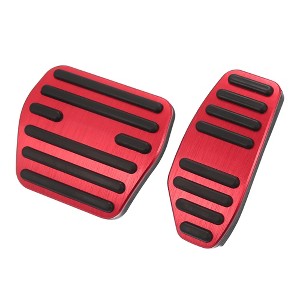 Unique Bargains Brake Gas Accelerator Pedal Covers Foot Pedal Pads for Nissan Kicks X-Trail Rogue Sport Qashqai - 1 of 3