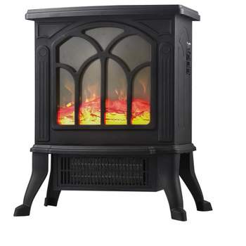 Comfort Glow Sanford Electric Heating Stove With Energy-Efficient Ceramic Heating Element