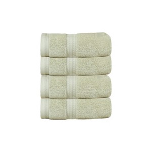 Home Weavers Elegance Essentials 550GSM 100% Cotton Zero Twist Super Absorbent Bath Towel Set - 1 of 4