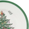 Spode Christmas Tree Bread & Butter Plate, Set of 4, Made in England, Classic Holiday Dishware, Ideal for Holiday Brunches, 6 Inch Earthenware Plates - 3 of 4