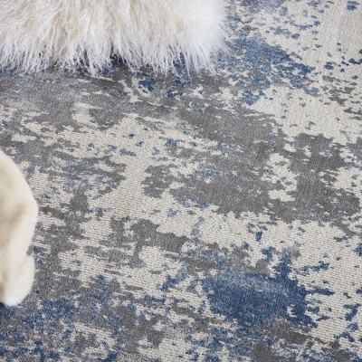 Abstract Brushstrokes Modern Indoor Area Rug 5'3" x 7'3"