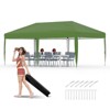 Pop Up Canopy Tent Outdoor Canopy with No Removable Sidewall One-Person Set Up Heavy Duty Commercial Instant Tent Shelter - 2 of 4