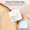 Avery Printable Square Tags with Sure Feed Technology, 1-1/2" x 1-1/2", Glossy White Cardstock, Print-to-the-Edge, Laser/Inkjet, 200 Total - 2 of 4