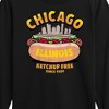 Boys' - Instant Message - Chicago Hot Dog Skyline Long Sleeve Graphic T-Shirt - 2 of 4
