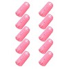 Unique Bargains Plastic Hair Styling DIY Compact Rollers 2.7" x 1.2" Pink 12 Pcs - 4 of 4