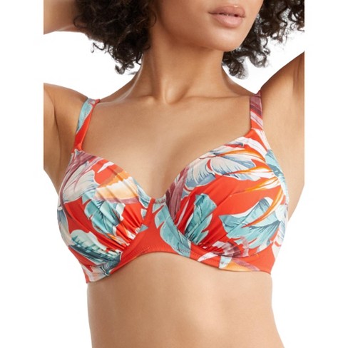 Fantasie Bamboo Grove Jet UW Gathered Full Cup Bikini Top (D-J) – Lion's  Lair Boutique