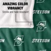 Stetson University Logo Pattern Silky Touch Blanket White 50x60 - 4 of 4