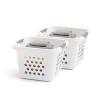 IRIS USA Plastic Clothes Laundry Basket, Hamper - 4 of 4