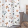 Sweet Jojo Designs Boy, Girl, Unisex/Gender Neutral Shower Curtain 72in.x72in. Seashells Multicolor - 3 of 4