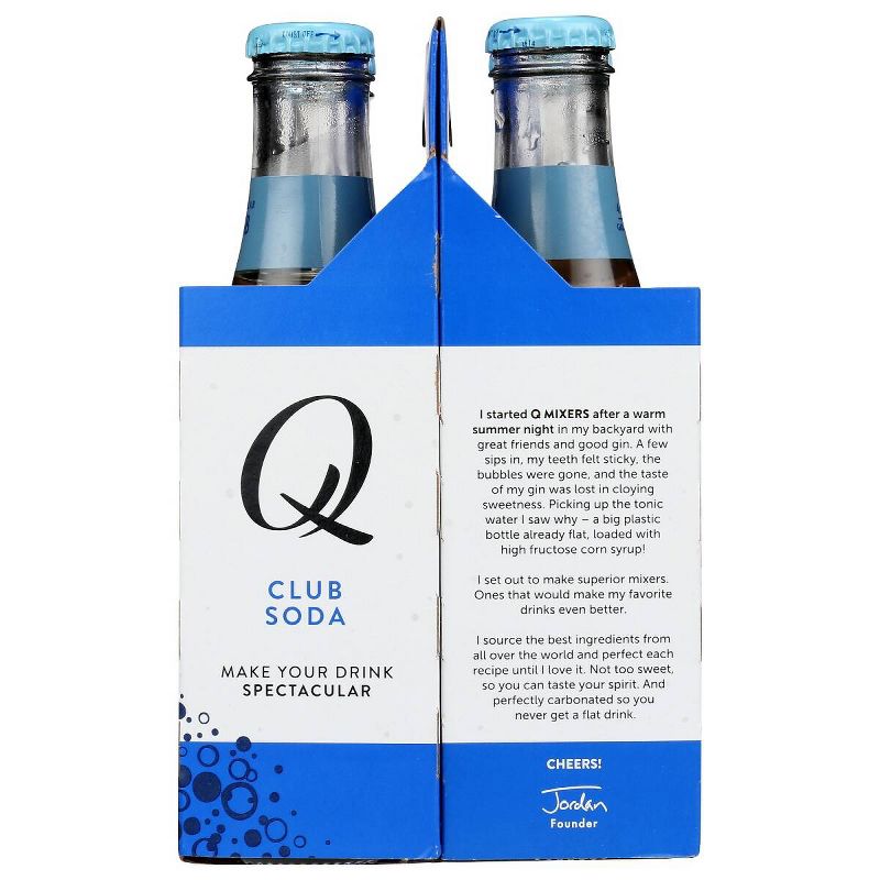 Q Mixers Club Soda - Case of 6/4 pack, 6.7 oz, 5 of 8