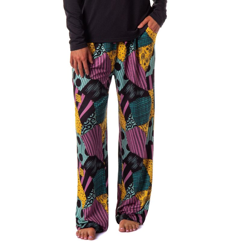 The Nightmare Before Christmas Women's I Am Sally Sleep Pajama Pants Multicolored, 1 of 5