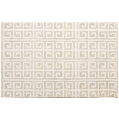 Cozy Living Greek Key Cozy Indoor Accent Rug, Classic Geometric Design