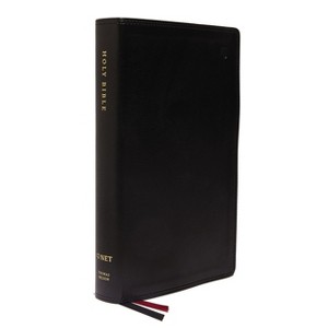 Net Bible, Single-Column Reference, Leathersoft, Black, Comfort Print - by  Thomas Nelson (Leather Bound) - 1 of 1