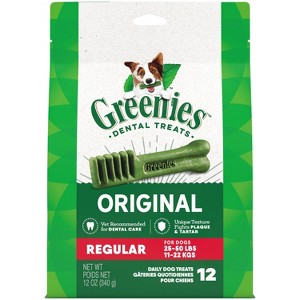 Greenies Regular Chewy Dental Dog Treats Original Chicken - 12oz - 1 of 4