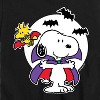 Boys' - Peanuts - Snoopy Woodstock Vampire Short Sleeve Graphic T-Shirt - 2 of 4