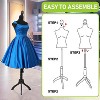 BestMassage Female Mannequin Female Dress Form Mannequin for Sewing Counter Window Display - 3 of 4