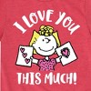 Boys' - Peanuts - I Love You This Much Short Sleeve Graphic T-Shirt - 2 of 4