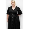 Women's Plus Size Dahlia Dress - black | CITY CHIC - 3 of 4