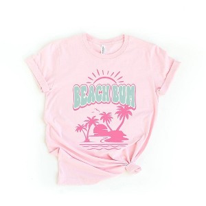 Simply Sage Market Women's Beach Bum Horizon Short Sleeve Graphic Tee - 1 of 3