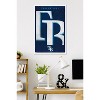 Trends International MLB Tampa Bay Rays - Logo 25 Framed Wall Poster Prints - 2 of 4