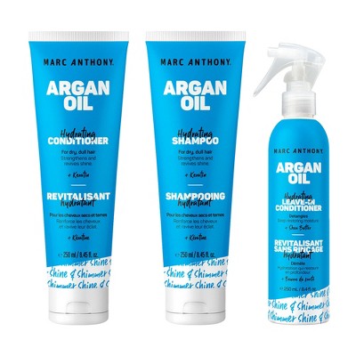 Nourishing Argan Oil of Morocco Bundle  Sulfate Free Shampoo, Sulfate Free Conditioner, Leave In Conditioner