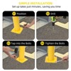 Safety Bollard2/4/6 Packs, 36/42/48 Inch Height Bollard Post, 4.5 Inches Diameter Steel Pipe, Yellow Safety Steel Bollard for Traffic-Sensitive Area - 4 of 4