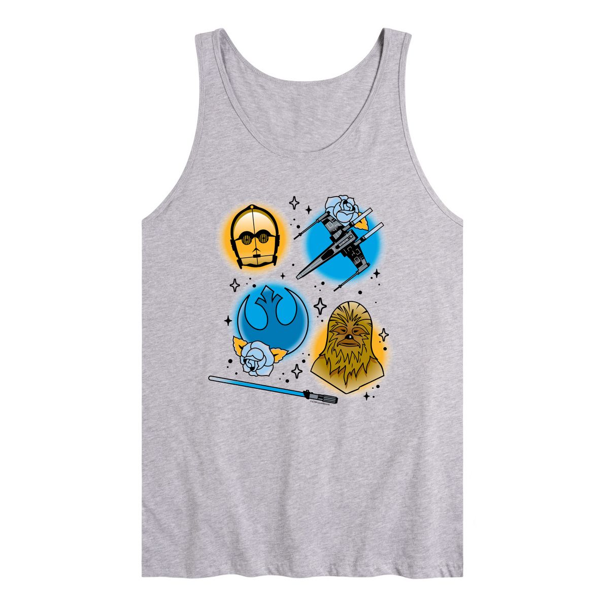 Men's - Star Wars - Rebels Tattoo Graphic Tank Top