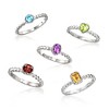 Ross-Simons 2.50 ct. t.w. Multi-Gemstone Jewelry Set: 5 Rings in Sterling Silver - 4 of 4
