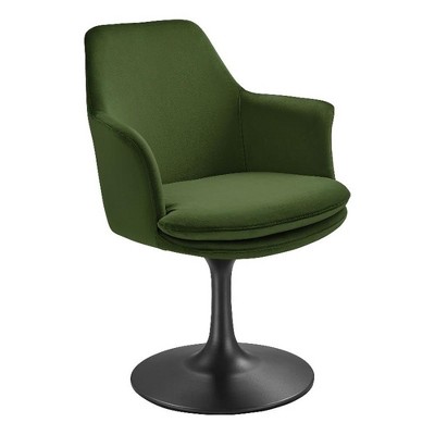 Modway Lippa Performance Velvet Swivel Dining Armchair