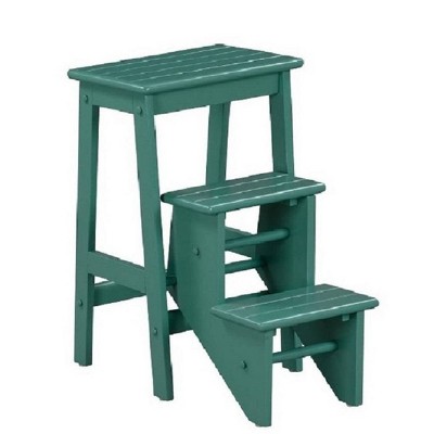 24 Niko Folding Step Stool Jade Boraam Wood Construction 300 Lb   GUEST 534f85d6 72f6 4985 B5ab B7d39524b68d