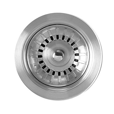 ALFI Noah Plus 3 1/2 Inch Stainless Steel Basket Strainer