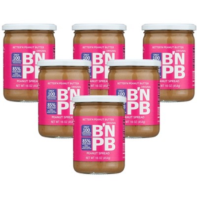 Better 'N Peanut Butter Original Peanut Butter Spread - Case of 6/16 oz