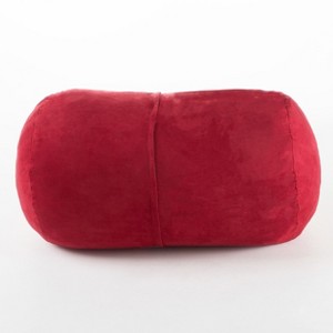 CAVINAS Indoor Bean Bag Chair, 4 Foot Cylindrical Suede Bean Bag Suitable for Bedroom Living Room - 1 of 4
