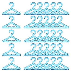 Unique Bargains Mini Acrylic Coat Hangers Earring Hangers 30 Pcs - 1 of 4
